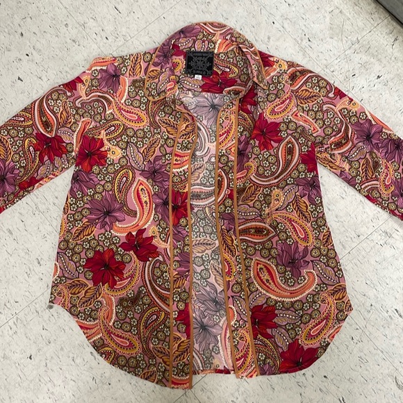 Johnny Was Amy Piped Blouse - Picture 8 of 9